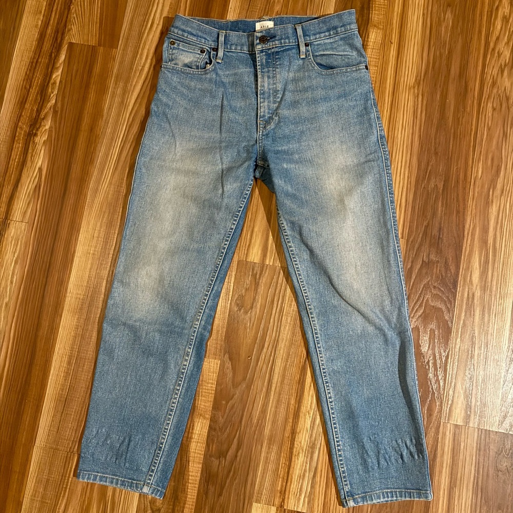 Able Straight Jeans in Light Blue Wash